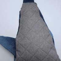 Crossbody Bag Rucksack Handtasche aus Jeans Bild 4