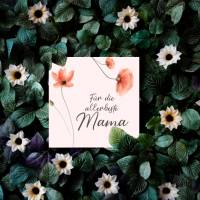 Friendly Fox Muttertag Karte, 1x quadratische Grußkarte Muttertag, Muttertagskarte mit Mohnblume für die beste Mama Bild 10