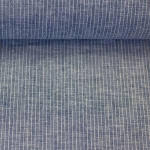 Leinen Baumwolle Mischgewebe blau Bild 3