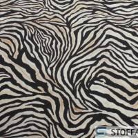 Stoff Baumwolle Polyester Elastan Alpen Sweat Jersey Tiger flauschig weich Bild 2