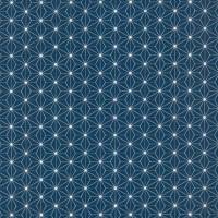 Westfalenstoffe Kopenhagen blau weiße Sterne 100% Baumwolle Webware Webstoff Bild 1