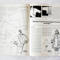 Vintage Modezeitschrift RUNDSCHAU 1988 Nähmagazin Schnittbogen für Schneider, Direktricen und Modedesigner Bild 10