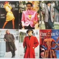 Vintage Modezeitschrift RUNDSCHAU 1988 Nähmagazin Schnittbogen für Schneider, Direktricen und Modedesigner Bild 7