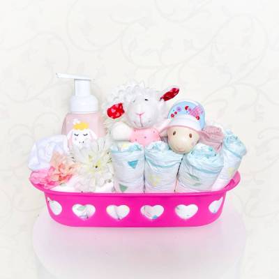 Windelgeschenk Schäfchen zur Geburt