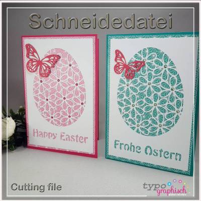 Schneidedatei: Frohe Ostern - Happy Easter **English version included***