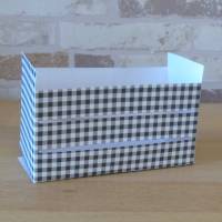 Geschenkverpackung - Set mit 10 Kisten in verschiedenen schwarzweiß Mustern // für Mitbringsel // Geschenkbox Bild 5