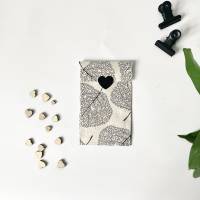 10 Stück Mini-Geschenktüten Graspapier Blattmuster 7x13 cm kleiner Papierbeutel für selbstgemachtes Schmuchk Beutel Bild 3