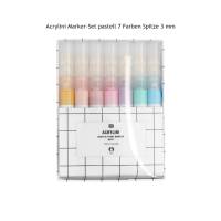 Acrylini Marker Set Pastell Colours 7-teilig Bild 2