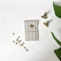 Aufkleber in Herzform Mini-Sticker GOLD Geschenkaufkleber Herzen 2,2cm Miniaufkleber kleine Briefaufkleber Deko matt Bild 3