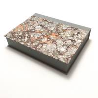 Schachtel mit Klappdeckel mit marmoriertem Papier Bild 2