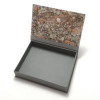 Schachtel mit Klappdeckel mit marmoriertem Papier Bild 3