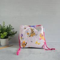 Projekttasche für Stricken | Ostern | Bobbeltasche | Japanische Reistasche | besondere Stricktasche | Projekt Bag Bild 1