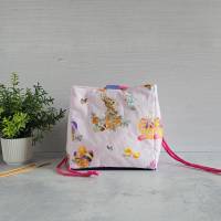 Projekttasche für Stricken | Ostern | Bobbeltasche | Japanische Reistasche | besondere Stricktasche | Projekt Bag Bild 3