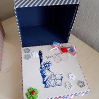 Geschenkbox Geldgeschenk für eine Reise nach New York oder London  Geschenkidee vom SaBienchenshop Bild 3
