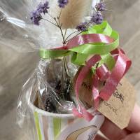„Muschel-Konfetti“ - Kleiner Becher gefüllt mit Muscheln und einer Armband-Überraschung als Geschenk Bild 6
