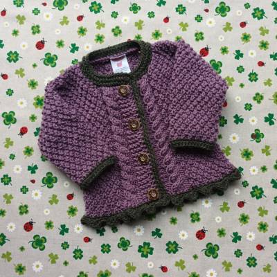 Kapuze Stricken Selber Stricken Babyjacken Gr 62 Babyjacke