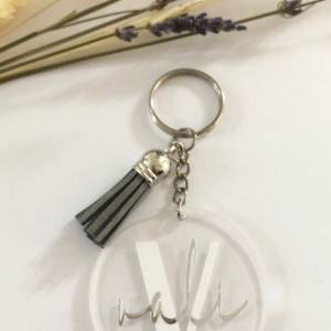 personalisierter Schlüsselanhänger Initialen personalisiertes Geschenk Freundin Mama Muttertag Bild 4