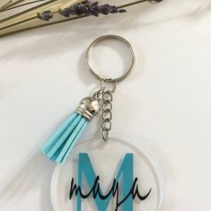 personalisierter Schlüsselanhänger Initialen personalisiertes Geschenk Freundin Mama Muttertag Bild 5