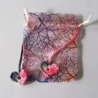 Nabelschnurbändchen Herzen pink Farbverlauf - Geburt - 100% Baumwolle Bild 7