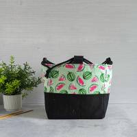 Projekttasche für Stricken | Bobbeltasche | Japanische Reistasche | besondere Stricktasche | Projekt Bag Bild 3