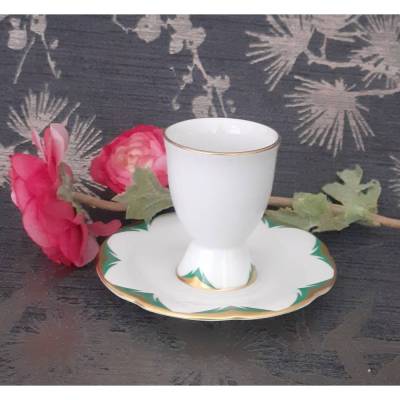 Vintage  Eierbecher  Goldrand, Bund sehr alt Jugendstill  Landhaus