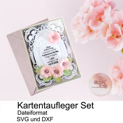 Plotterdatei Kartenaufleger Set