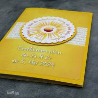 Cover Umschlag für Liederheft Kommunion Sonne Bild 3