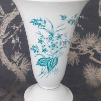 Vintage Porzellan , Vase groß  Fürstenberg Trichtervase Landhaus Bild 2