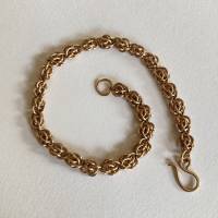 Chainmaille Bronze-Armband Sweet Pea Bild 1