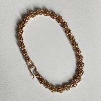 Chainmaille Bronze-Armband Sweet Pea Bild 4