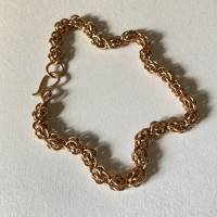 Chainmaille Bronze-Armband Sweet Pea Bild 7