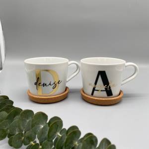 Tasse personalisiert - - Kaffeebecher - Teetasse - Personalisierte TASSE- Geschenkidee - personalisiertes Geschenk- Gesc Bild 2