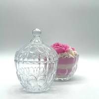 KerzenSchmuck Fancy Roses - Bonboniere mit Deckel - Silberschmuck und Rosenduft Bild 2