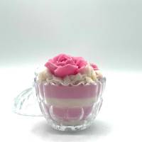 KerzenSchmuck Fancy Roses - Bonboniere mit Deckel - Silberschmuck und Rosenduft Bild 3