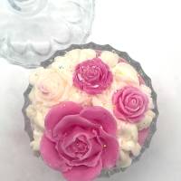 KerzenSchmuck Fancy Roses - Bonboniere mit Deckel - Silberschmuck und Rosenduft Bild 7