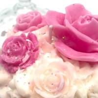 KerzenSchmuck Fancy Roses - Bonboniere mit Deckel - Silberschmuck und Rosenduft Bild 8