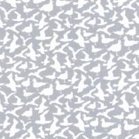 Westfalenstoffe Hamburg grau weiße Möwe 100% Baumwolle Webware Webstoff Bild 1