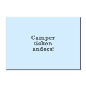 Postkarte “Ticken anders” | Grußkarte | Glückwunschkarte | Camp Geschenk | Camping und Vanlife Bild 2