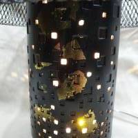 Tischlampe Handgefertigt Unikat aus Keramik und Metall Bild 5