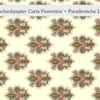 Geschenkpapier Paradiesische Lilie, 5 Bogen ital. Buntpapier Carta Fiorentina/Carta Pura Bild 1