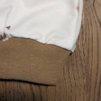 Pullover mit Hasen aus French-Terry - beige Bild 6