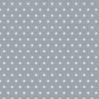 Westfalenstoffe Bergen Lyon grau weiße Sterne 100% Baumwolle Webware Webstoff Bild 1