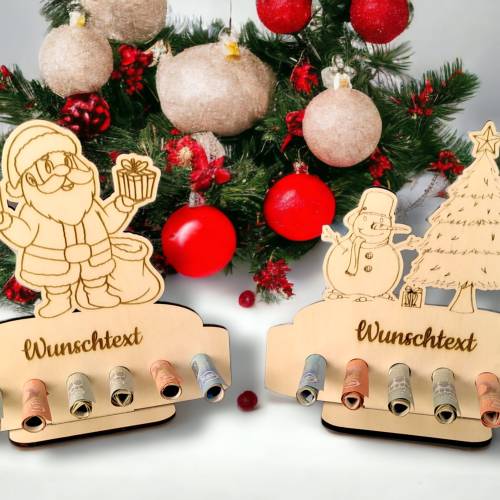 Personalisiertes Weihnachtsgeschenk / Weihnachtsgeschenk für die ganze Familie / Weihnachts Geldgeschenk / Geldgeschenk
