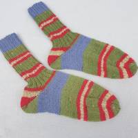 Damensocken handgestrickt bunte Socken Größe 36/37 Bild 2