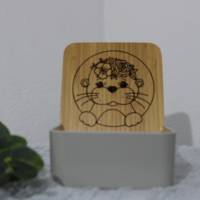 Schmuckkästchen Personalisiert mit Namen aus Bambus -  Schmuckbox - Schmuckorganizer - Makeup - Schatulle - Schmuck Bild 3