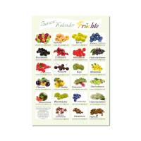 Saisonkalender Erntekalender | 4 tlg. Poster Set | Gemüse Früchte Kräuter Salate | mit 12 Pflanzschilder Bild 3