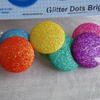 Dress it up Button    Kreise  (1 Pck.)   Glitter Dots Bright Bild 1