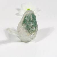 Vögelchen mit Grünem Aventurin, Bergkristall, 24 Karat Blattgold in Resin / Epoxid Bild 5