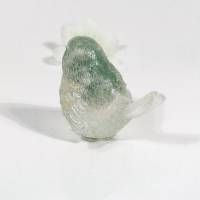 Vögelchen mit Grünem Aventurin, Bergkristall, 24 Karat Blattgold in Resin / Epoxid Bild 6