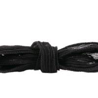 Seidenband Crinkle Crêpe Schwarz 1m 100% Seide handgenäht und handgefärbt Schmuckband Wickelarmband Bild 1